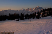 Ancora sul Piz di Sagron i colori dell'alba